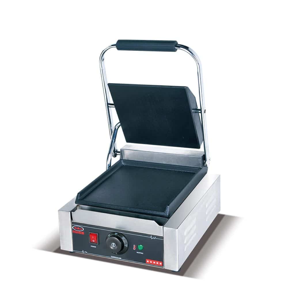 Parrilla panini plana grill eléctrica