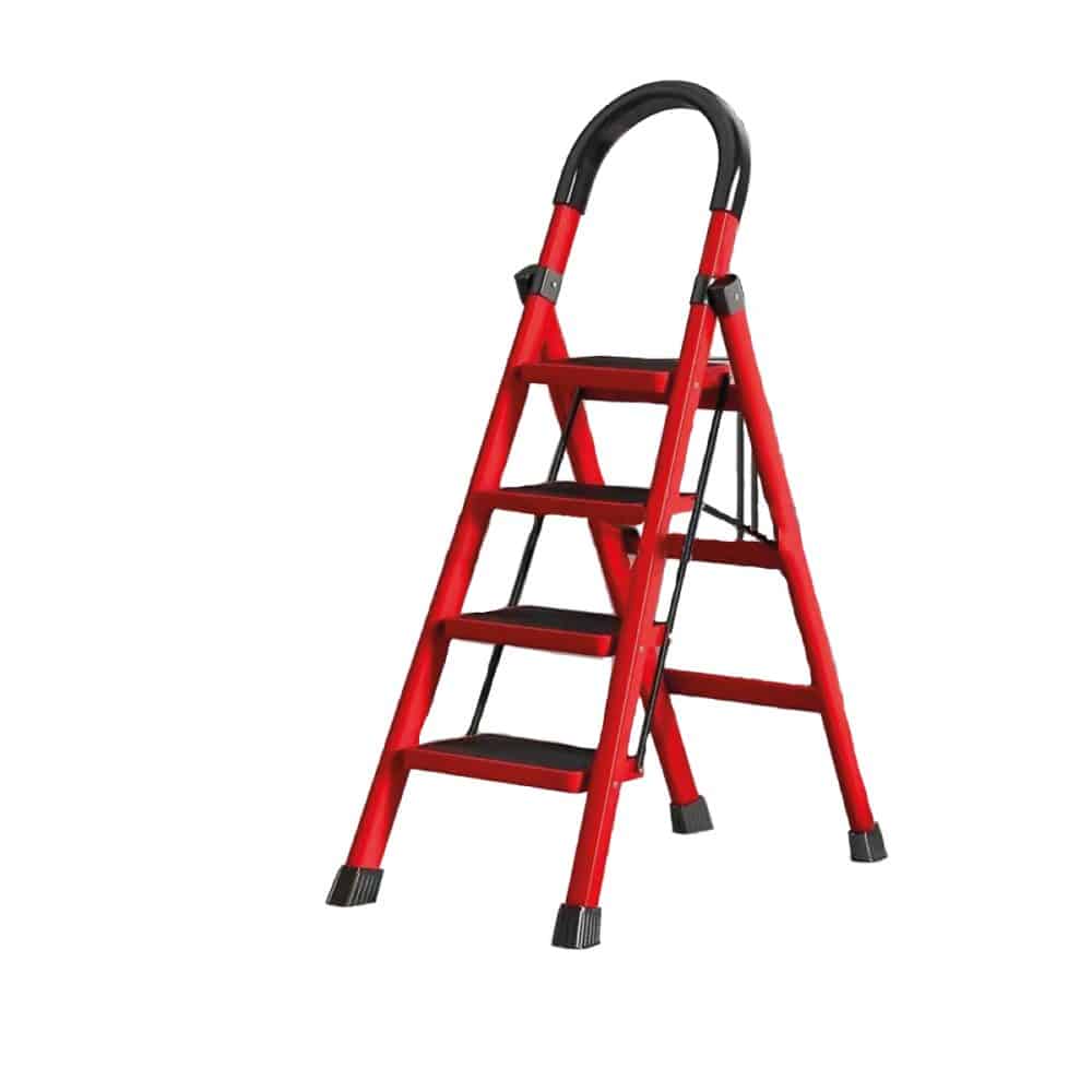 Escalera De Aluminio Plegable Tijera 4 Escalones