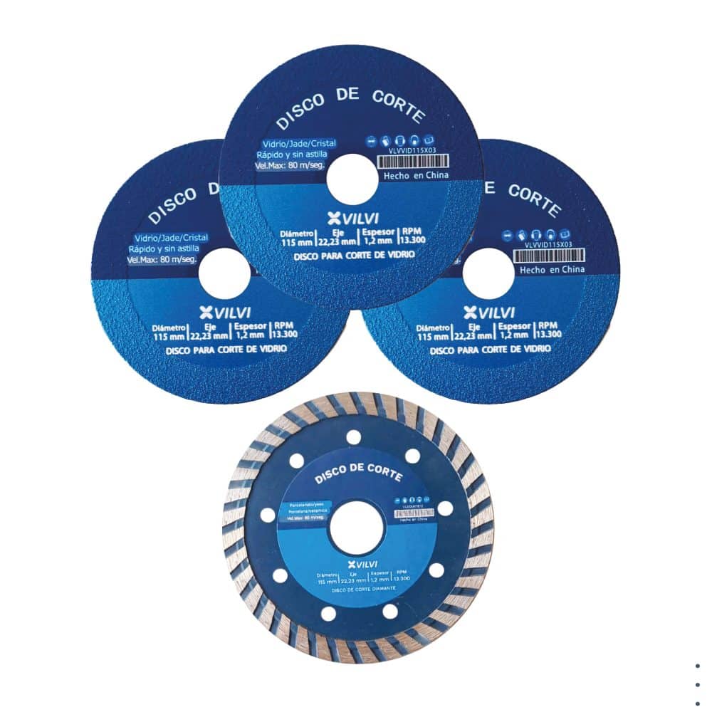 Kit de discos de corte